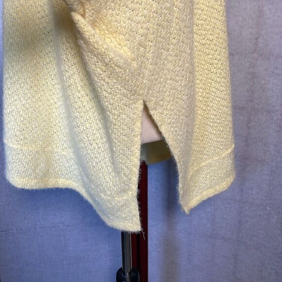 Cherish Cozy Butter Yellow Oversized Relaxed Fit Women's Sweater (Size: Small) - Picture 7 of 11